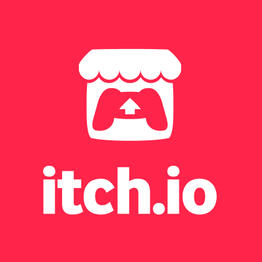 Itch.io Logo The logo for Itch.io